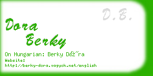 dora berky business card